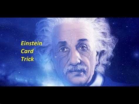 Einstein card trick